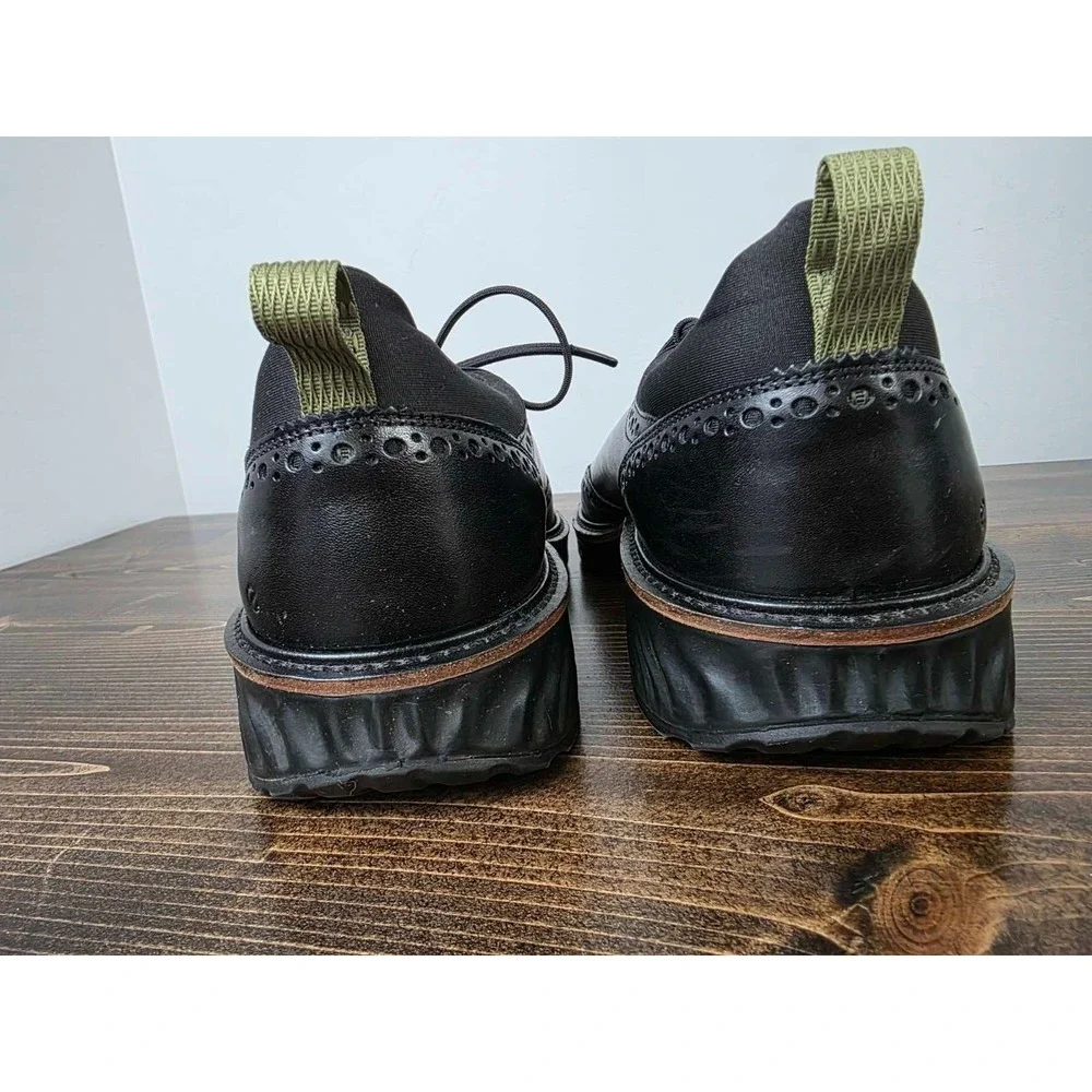 Ecco Phorene Men's Shoes Size 12 / 12.5 Black Leather Dress Oxford‎ Shoes